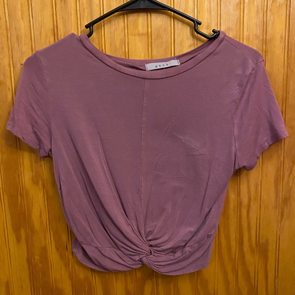 knot crop top